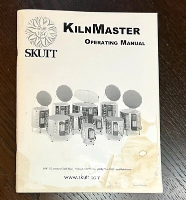 06 Pottery-Skutt Kiln Master-Owner’s Operating Manual & Instructions 2006-Used - Image 1 of 4