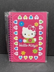 Menge 2 Vintage 1994 Sanrio Hello Kitty kleines Spiral Notizbuch! Neu & Versiegelt! Herz - Bild 1 von 2