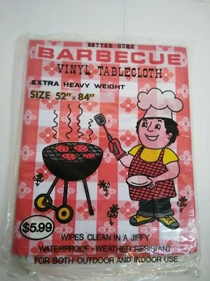 Mantel Vinilo Vintage Better Home Super Retro Años 70 Clásico Rojo y Blanco 52x84 Foto 1 de 3