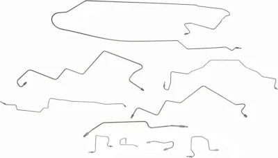 DODGE RAM 2500 STAINLESS BRAKE LINE KIT EXTENDED CAB 78" SHORT BED RWD 919-215 Foto 1 de 4