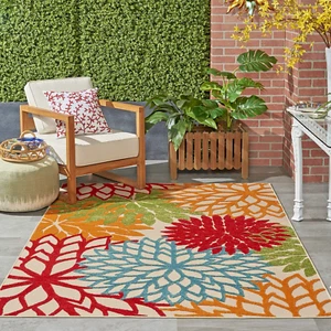 RUGS AREA RUGS 5X7 OUTDOOR RUGS INDOOR OUTDOOR CARPET KITCHEN LARGE PATIO RUGS - Picture 1 of 12