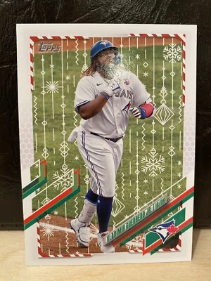 2021 Topps Holiday #HW146 Vladimir Guerrero Jr. Blue Jays NM - Image 1 of 2