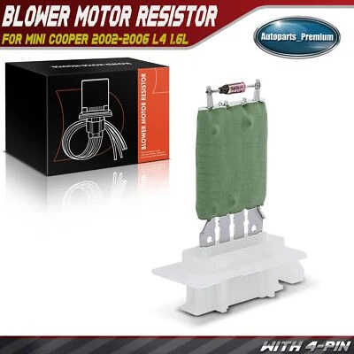 HVAC 吹风机电机电阻器适用于 Mini Cooper 2002 2003 2004 2005 2006 64111499121 — 第 1/4 张图片