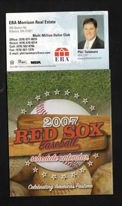 Boston Red Sox--2007 Hang-it Style Magnet Schedule--ERA Morrison Real Estate - Picture 1 of 1