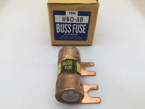(2 pcs) HBO-40 Bussmann, 40A 32vdc, Rectifier (Automotive) Bolt Down Fuse - Picture 1 of 1