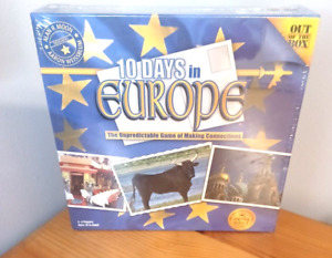 10 Days in Europe Board Game Toy Collector Out of the Box 2011 Sealed Brand New