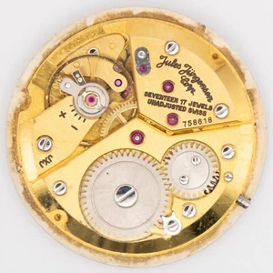 Movimiento de reloj de pulsera vintage Jules Jurgensen/Peseux 330 17 joyas - Imagen 1 de 4