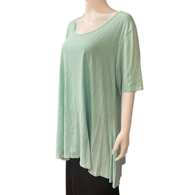 Lularoe Perfect T  3X 26/28 24/26 XXXL Solid Mint Green 3XL Swing Tee Top - Image 1 of 4