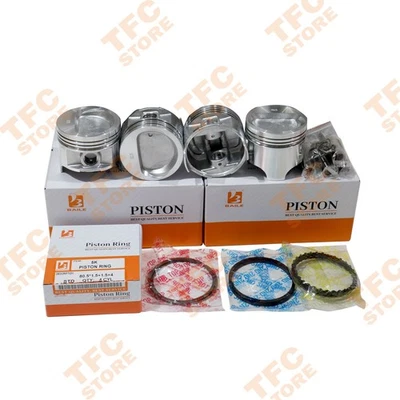 5K Piston Kit With Piston ring & Pin STD For Toyota 5K Engine Parts 4pcs - Image 1 of 4