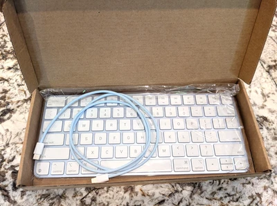 Apple Magic Keyboard NEW Model A3203 BLUE w/Cable - Image 1 of 4