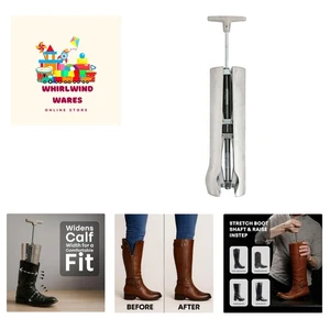 Boot Calf & Shaft Stretcher for Women & Men – Heavy Duty Metal Instep, Shaft ... - Picture 1 of 7