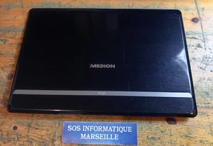 Plasturgie Capot Arrière écran Original Medion Akoya P6612 + Antenne Wi-Fi - Picture 1 of 6