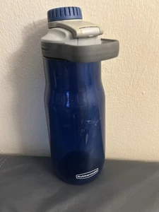 Rubbermaid Auslaufsichere Chug Wasserflasche 32 Unzen Blau Twist Off Deckel - Bild 1 von 9