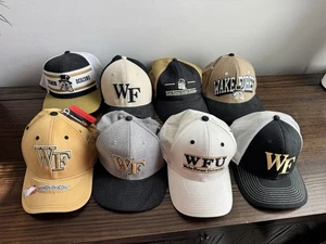 8x Wake Forest Demon Deacons Adjustable Hat Cap Snapback Lot of 8 - Picture 1 of 9