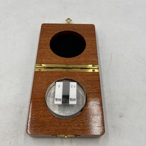 Van Keuren 2" Óptico Plano 3 Medidores Pegados con Estuche de Madera - Imagen 1 de 13