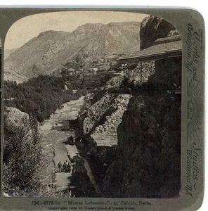 Berg Libanon Zahleh Syrien Underwood Stereoview um 1900 - Bild 1 von 3
