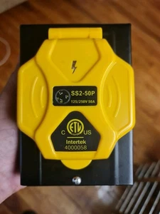 Scatola di Alimentazione Generatore 50 Ampere, NEMA SS2-50P Scatola di Alimentazione per 3 Poli... - Foto 1 di 6