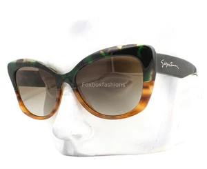 Giorgio Armani Sunglasses AR 8161 5930/2L Green Havana Striped Brown with Case - Picture 1 of 10