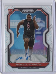MARLON DAVIDSON NCAA Auburn 2020 Panini Prizm Silver RC Auto #347 Card - Picture 1 of 2