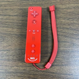 Mando Nintendo Wii OEM Wii Remote Motion Plus Rojo RVL-036 Probado Funciona - Imagen 1 de 5