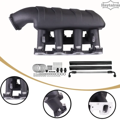102mm Hi-Ram EFI LS Intake Manifold for Chevy GM LS3 L76 L92 L99 6.0L 6.2L black Foto 1 de 4