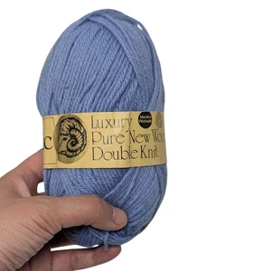 Sirdar Blue 064 Luxury Pure New Wool Double Knit Skein 100% Wool 50g ENGLAND - Picture 1 of 6