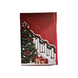 MERRY CHRISTMAS   NEPHEW & GIRLFRIEND  CHRISTMAS CARD - Picture 1 of 2