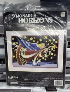New Monarch Horizons Janlynn Clarissa Xmas Angel Longstitch Kit LS231 1995 - Picture 1 of 2