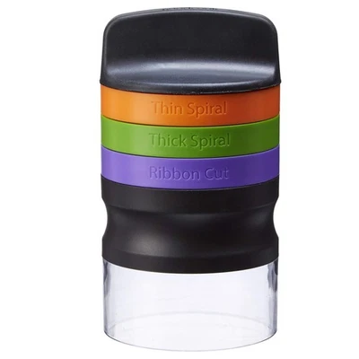 Fatiador de legumes portátil espiralizador Good Cook 10807, 3 em 1 vegetal resistente - Imagem 1 de 4