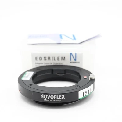Novoflex EOSR/LEM Leica M Lens to Canon RF Camera Adapter #210 - Image 1 of 4