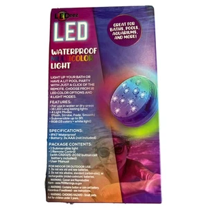 LEDeez Wireless Submersible Waterproof Multicolor LED Light Remote Control NEU - Bild 1 von 6