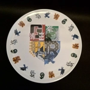 NEU Set 4 ~ Harry Potter Hogwarts Wappen Zauberer Melamin Teller 10" Gryffindor - Bild 1 von 8