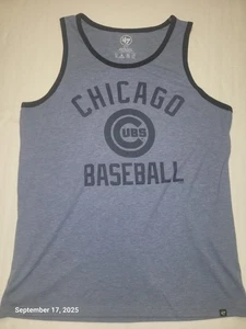 47’ Brand Chicago Cubs MLB Baseball Herren Tank Top T-Shirt Ärmellos XL Neu ohne Etikett - Bild 1 von 4