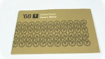 1968 Pontiac Owners Manual '68 - Le Mans - GTO - Tempest - Grand Prix - Firebird - Image 1 of 4