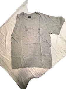 Polo Ralph Lauren Vintage 90s Men’s Pocket T-shirt Gray Size XL - Picture 1 of 1