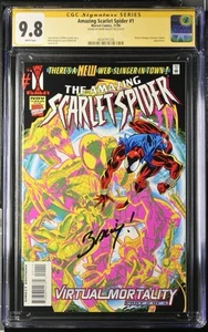 Amazing Scarlet Spider 1 Cgc 9.8 SS Signature Series Signed Mark Bagley - Picture 1 of 2