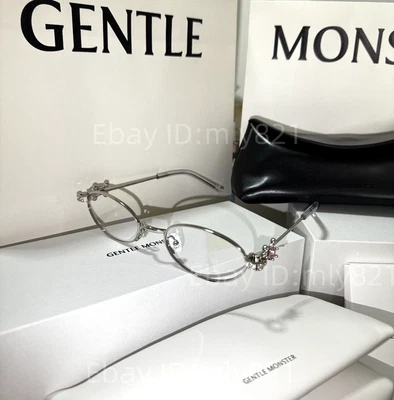 Gafas de sol GentleMonster joyas - EN ANILLO 02 marco plateado lentes transparentes - Imagen 1 de 4
