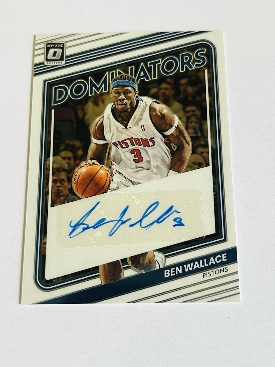 Ben Wallace Autographed Basketball Trading Cards & Accessories for