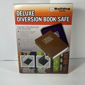 Bulldog Diversion Pistol Vault Safe Book With Combination Lock Brown - BD1182 - Picture 1 of 14
