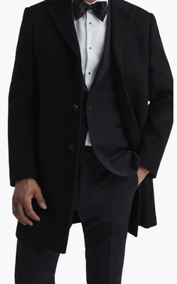 ABRIGO REISS “GABLE” MEZCLA LANA BOTONADURA ÚNICA TALLA XL PRECIO DE VENTA SUGERIDO POR EL FABRICANTE $540 Foto 1 de 4