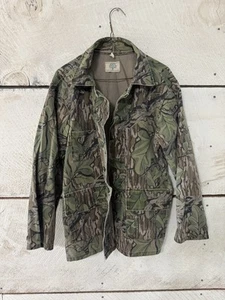 Vintage Mossy Oak Full Foliage 3 Three Pocket Jacket Camo Hunting M USA Made HTF - Picture 1 of 14