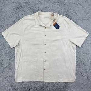 Tommy Bahama Shirt Men’s 3XB Continental NWT Hawaiian Camp Loop Collar 100% Silk - Picture 1 of 10