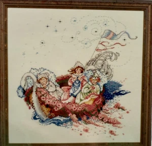 Mirabilia The Baby Boat MD16 By Nora Corbett Cross Stitch Pattern Chart - Picture 1 of 4