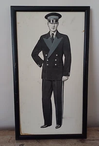 Original uniform sketch for Army and Navy Stores catalogue -circa 1920 - Picture 1 of 2