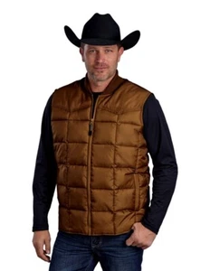 Roper Western Vest Mens Price Point OPP Brown 03-097-0763-0603 BR - Picture 1 of 2