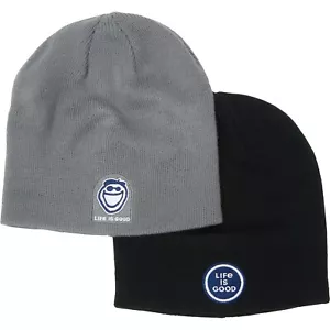 Nuevo con etiquetas Life is Good paquete de 2 gorro gráfico Tahoe puño - Imagen 1 de 2