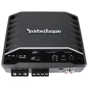 Rockford Fosgate R2-200X2 Prime 200W 2-Channel Class-D Car Audio Amplifier NEW - Picture 1 of 4