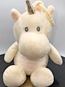 Kelly Baby 10-Inch soft Plush Animal Unicorn, Rattle Clip-On Pram Cuddle Toy - Picture 1 of 10