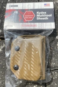 Clip And Carry Kydex Multitool Adjustable Belt Sheath- Leatherman Wave Brown - Picture 1 of 4