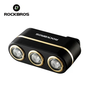 ROCKBROS Waterproof Bicycle Bike Rear Light Brake Sensing 3 Colors Traffic Light - Picture 1 of 14